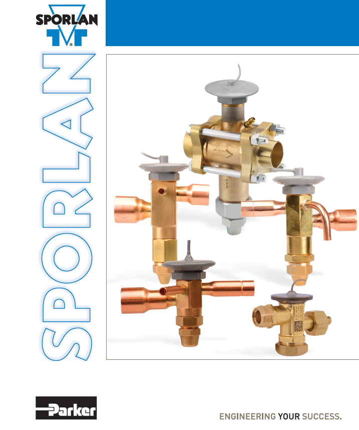 Parker Sporlan 膨胀阀及商业空调及制冷产品Expansion Valve & commercial air conditioning and refrigeration products