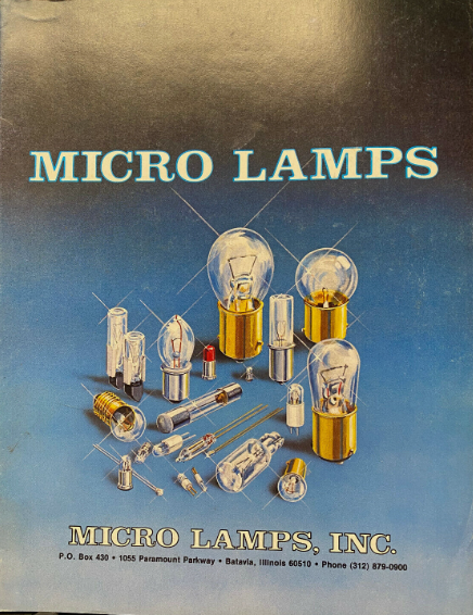 MICRO LAMPS , INC . - (USA)美国微型特种灯泡Specialty Lamp +  Norman Lamps, Inc.   AIRCRAFT LAMPS